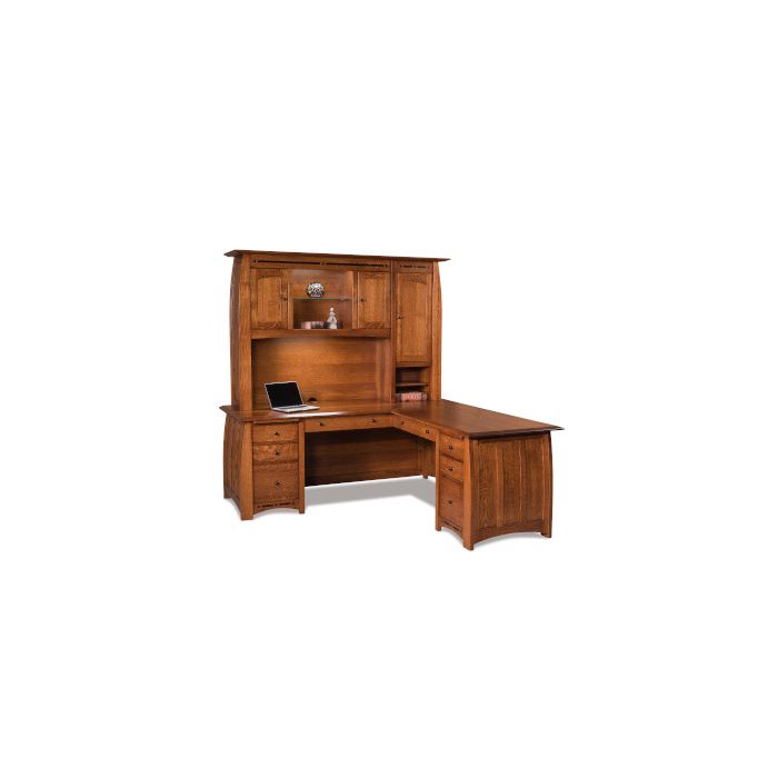 Boulder Creek L-Desk & Hutch
