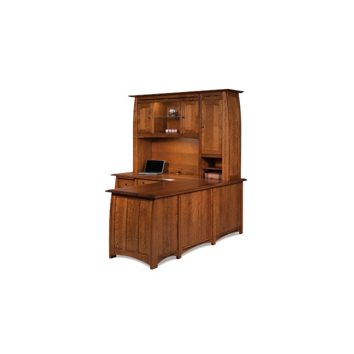 Boulder Creek L-Desk & Hutch