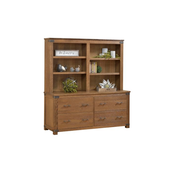 Georgetown Double Lateral File & Bookshelf