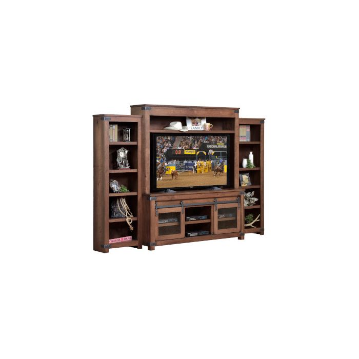 Georgetown Entertainment with Side Bookcases