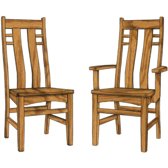 Heartland Arm & Side Chair (Desk Chair option available)