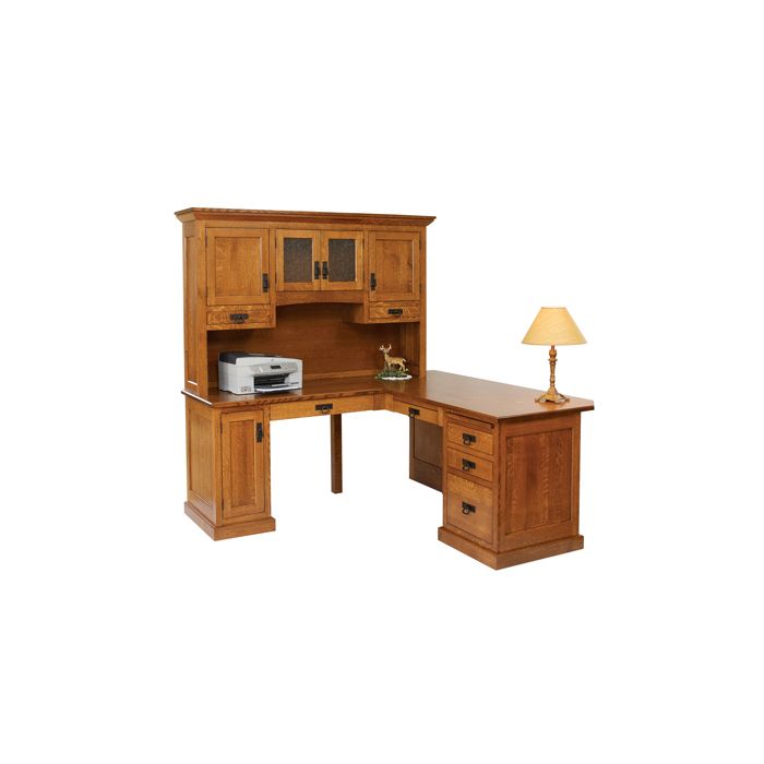 Homestead Corner Desk & Hutch