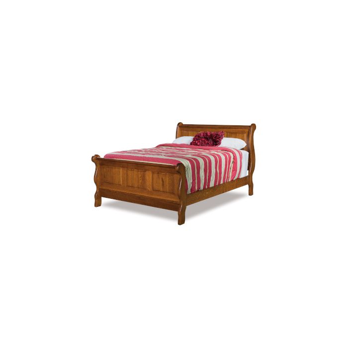 Classic Raised Panel Sleigh Bed