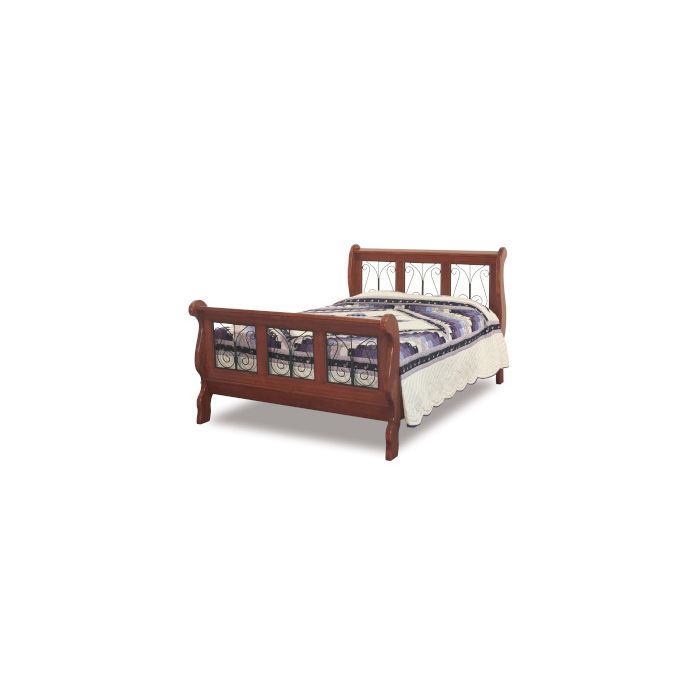 Classic Wrought Iron Sleigh Bed