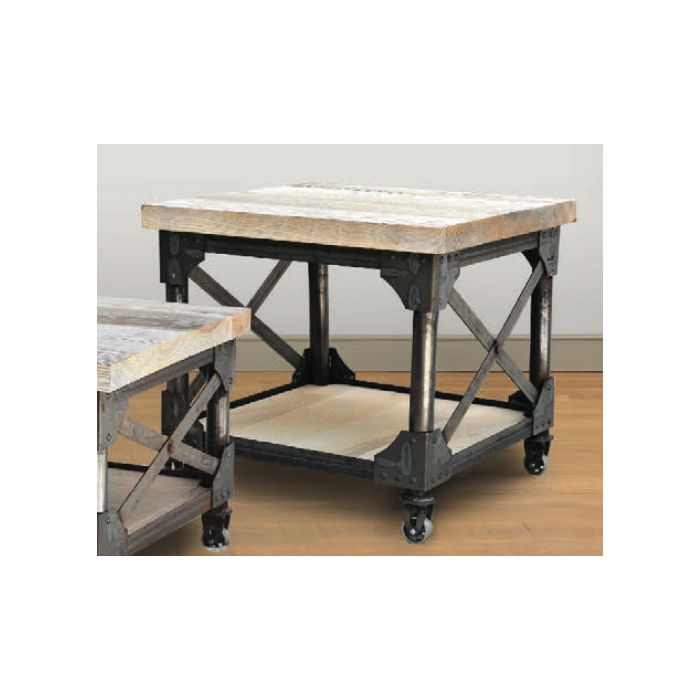 Iron Works End Table