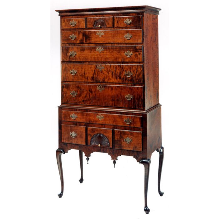 Queen Anne Flat Top High-Boy