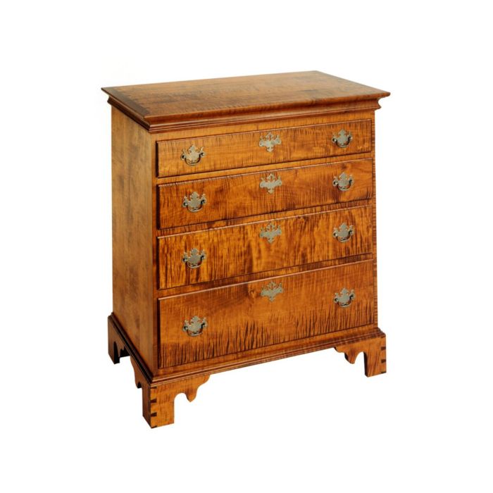 Chippendale 4 Drawer Chest