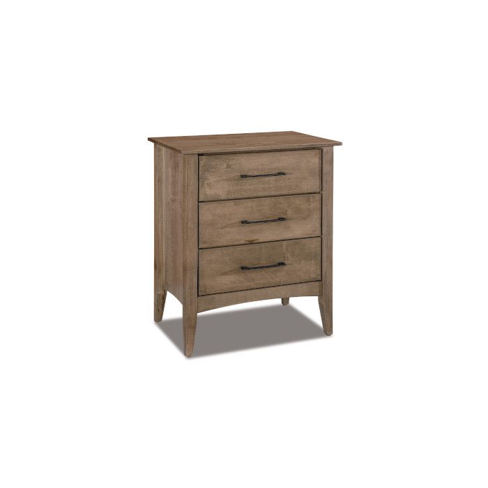 Atlantic 3 Drawer Nightstand