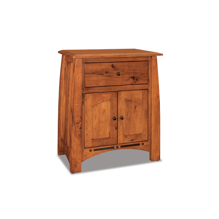 Boulder Creek 1 Drawer & 2 Door Nightstand