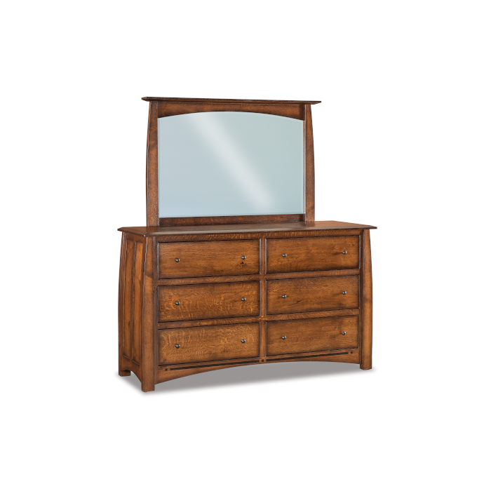 Boulder Creek 6 Drawer Dresser & Mirror