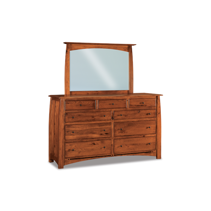 Boulder Creek 9 Drawer Dresser & Mirror