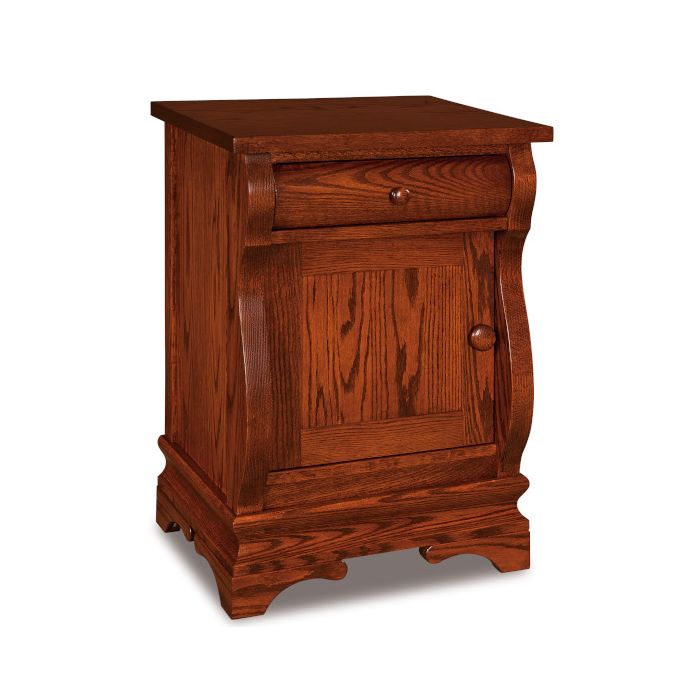 Chippewa Sleigh 1 Drawer & 1 Door Nightstand