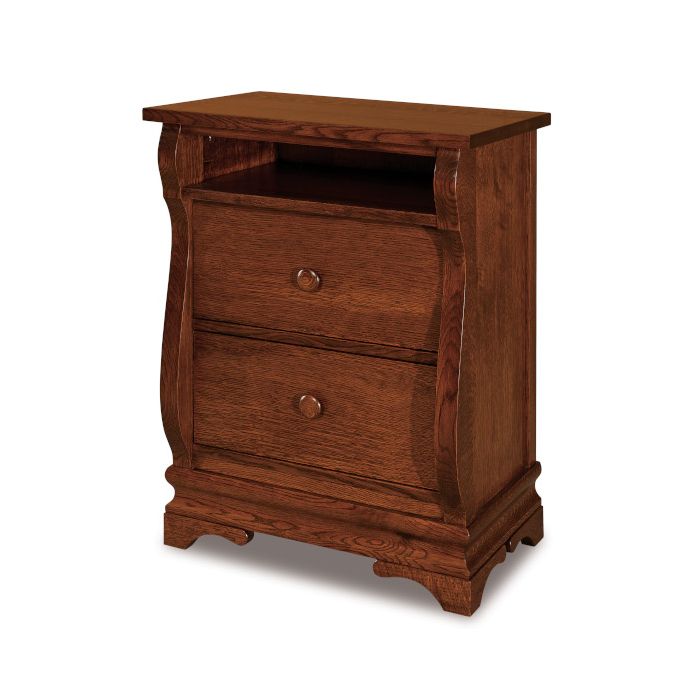 Chippewa Sleigh 2 Drawer Nightstand