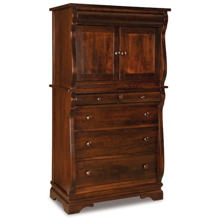 Chippewa Sleigh Chest Armoire