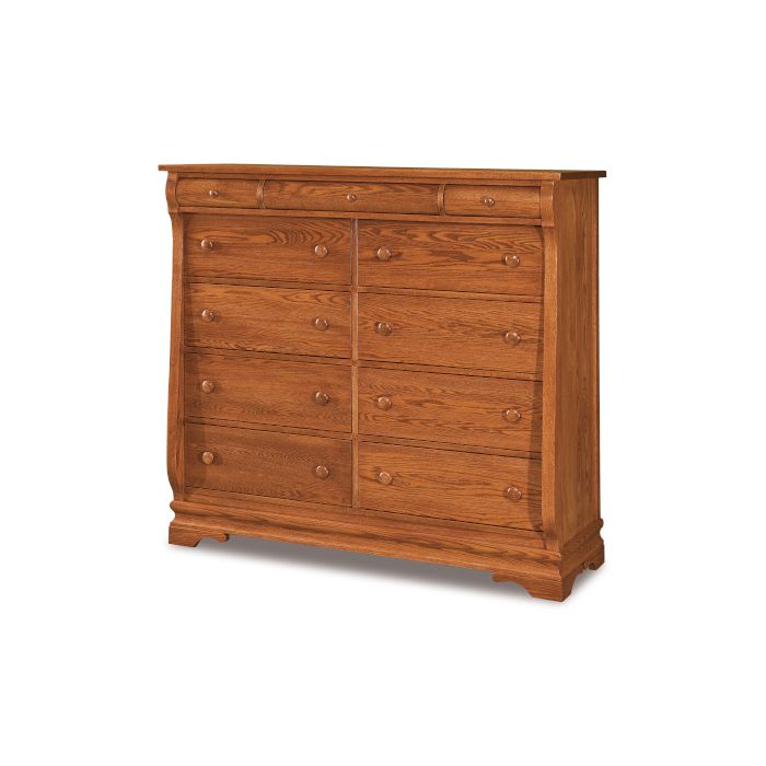 Chippewa Sleigh 11 Drawer Double Chest