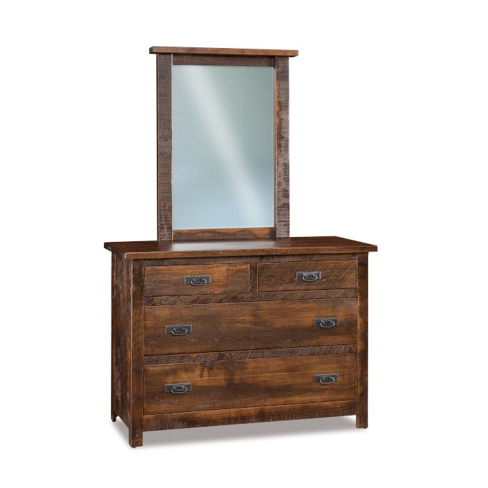 Dumont 4 Drawer Dresser & Mirror