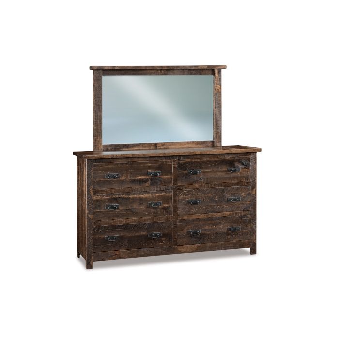 Dumont 6 Drawer Dresser & Mirror