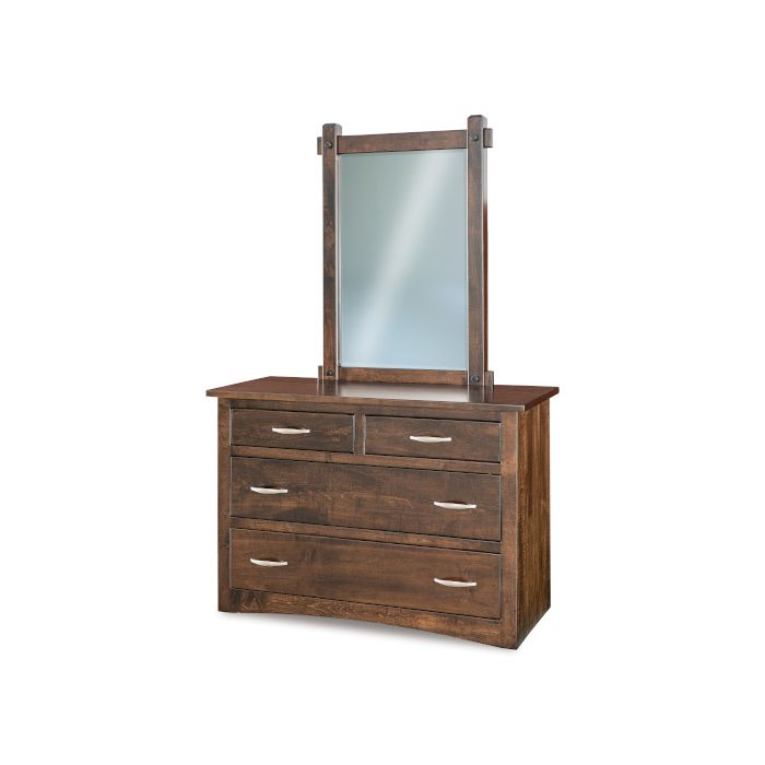 Denver 4 Drawer Dresser & Mirror
