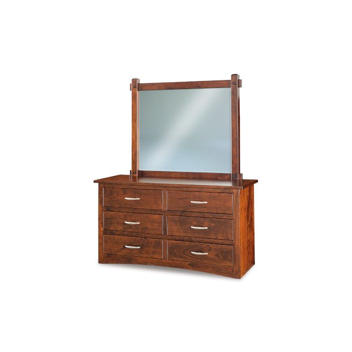 Denver 6 Drawer Dresser & Mirror