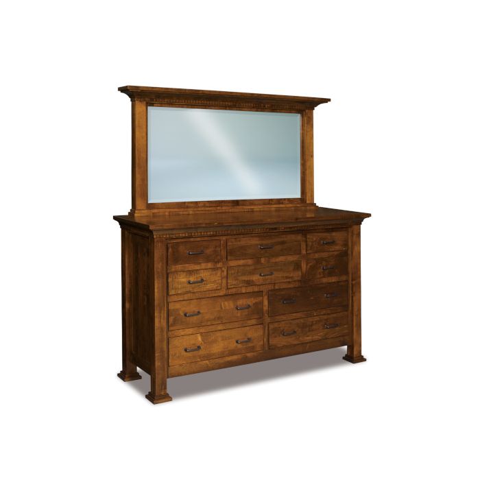 Empire 10 Drawer Dresser & Mirror