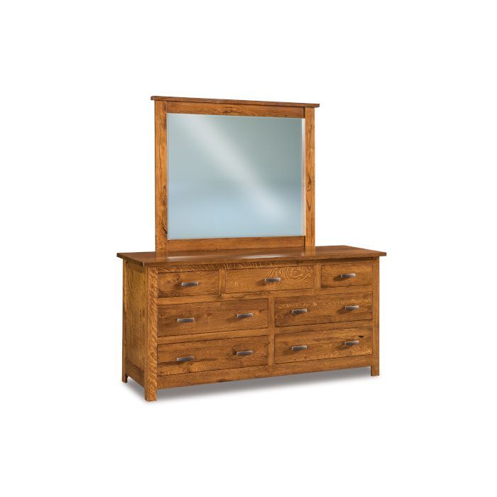 Flush Mission 7 Drawer Dresser & Mirror