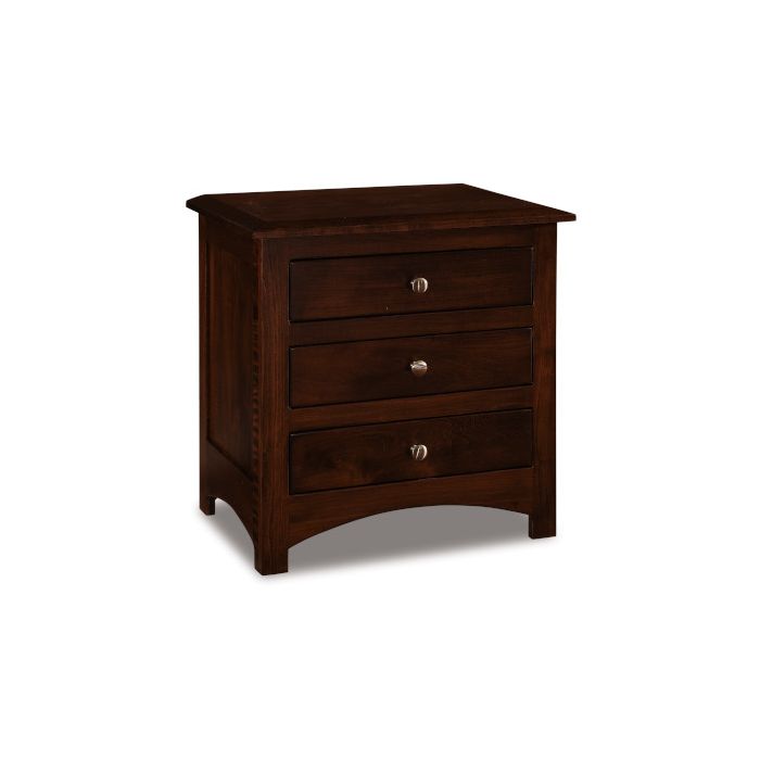 Finland 3 Drawer Nightstand