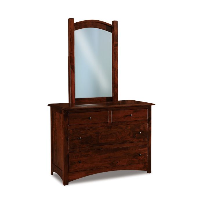 Finland 4 Drawer Dresser & Mirror
