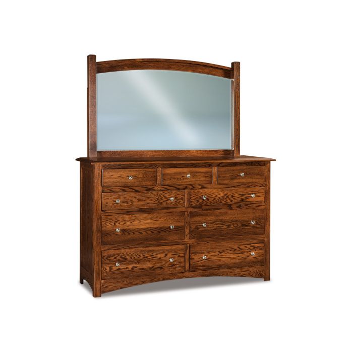 Finland 9 Drawer Dresser & Mirror