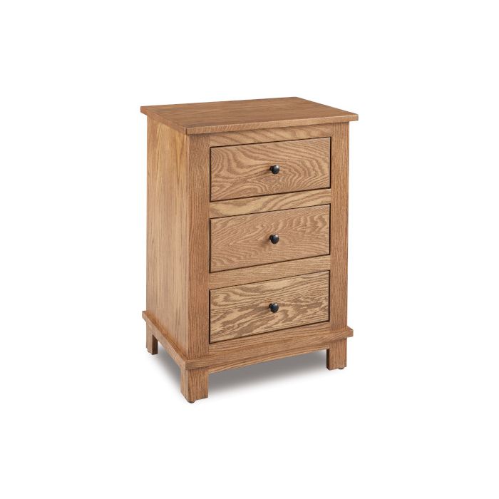 Simplicity Flint 3 Drawer Nightstand