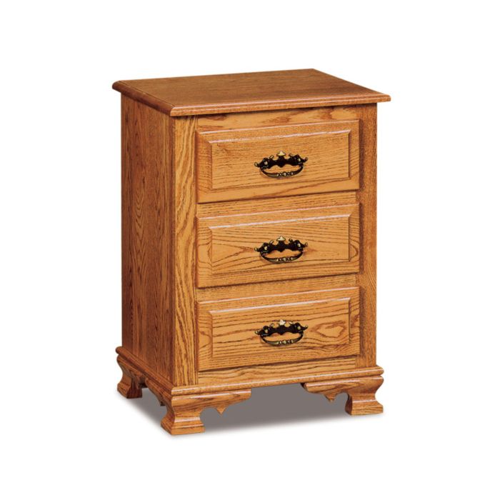 Heritage 3 Drawer Nightstand