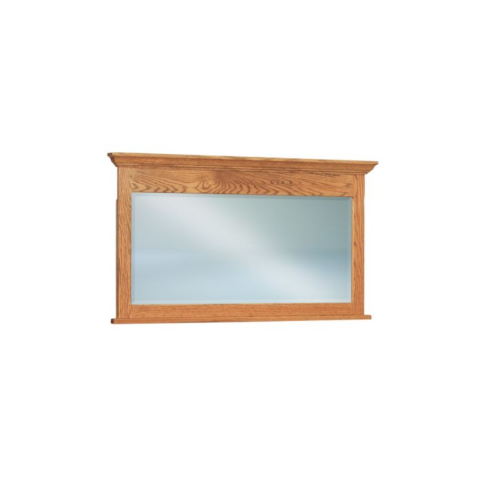 Heritage Beveled Solid Crown Chest Mirror