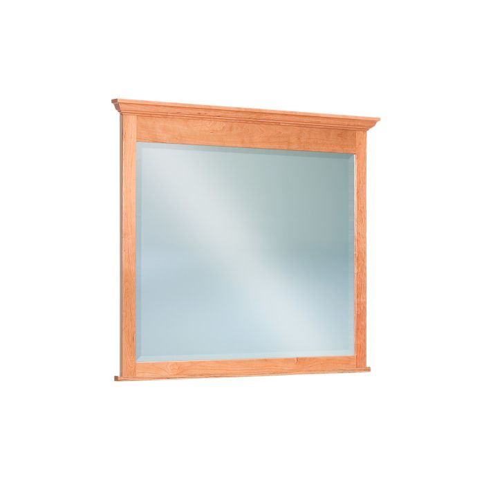 Heritage Beveled Square Crown Top Mirror