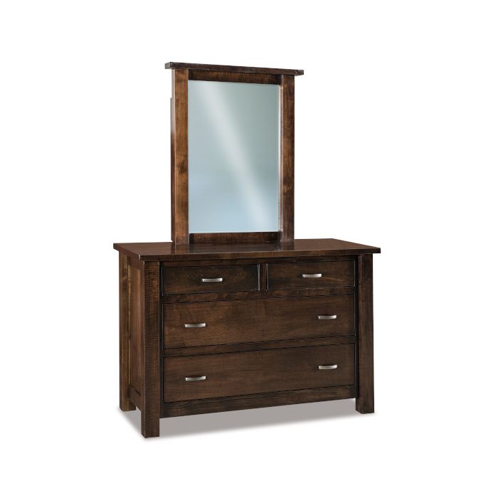 Heidi 4 Drawer Dresser & Mirror
