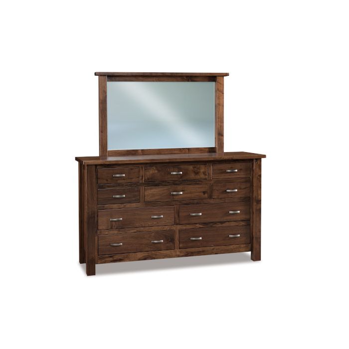 Heidi 10 Drawer Dresser & Mirror