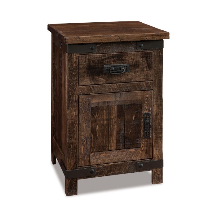 Ironwood 1 Drawer 1 Door Nightstand