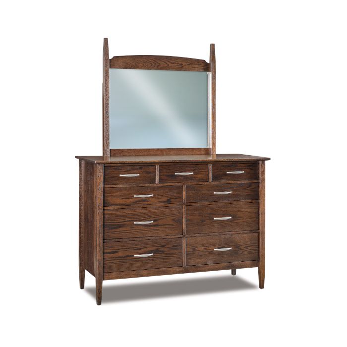 Imperial 9 Drawer Dresser & Mirror