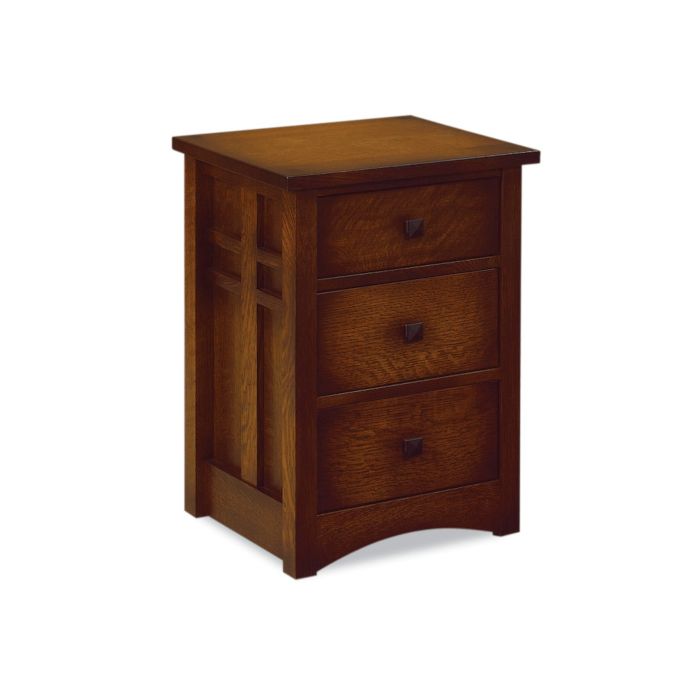 Kascade 3 Drawer Nightstand