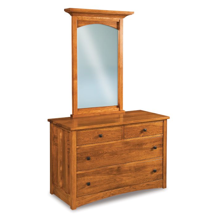 Kascade 4 Drawer Dresser & Mirror