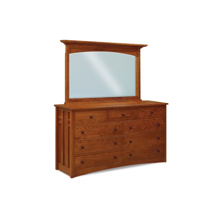 Kascade 9 Drawer Dresser & Mirror