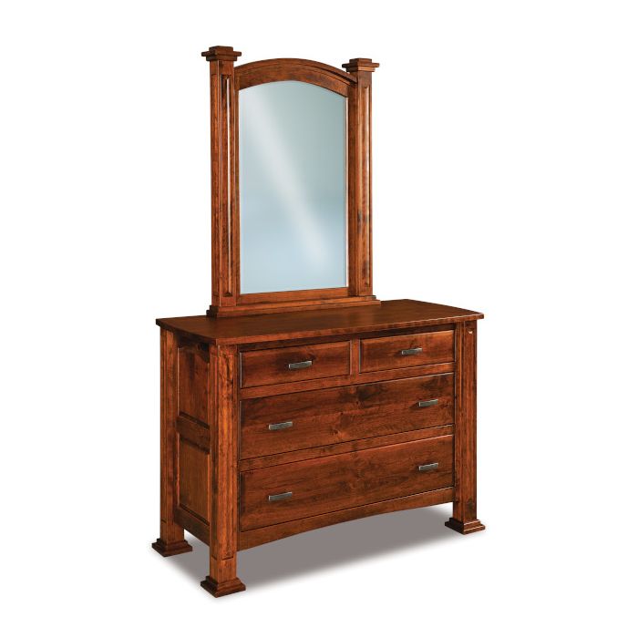 Lexington 4 Drawer Dresser & Mirror