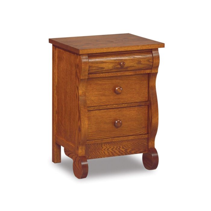 Old Classic Sleigh 3 Drawer Nightstand