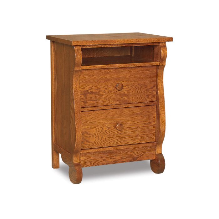 Old Classic Sleigh 2 Drawer Nightstand