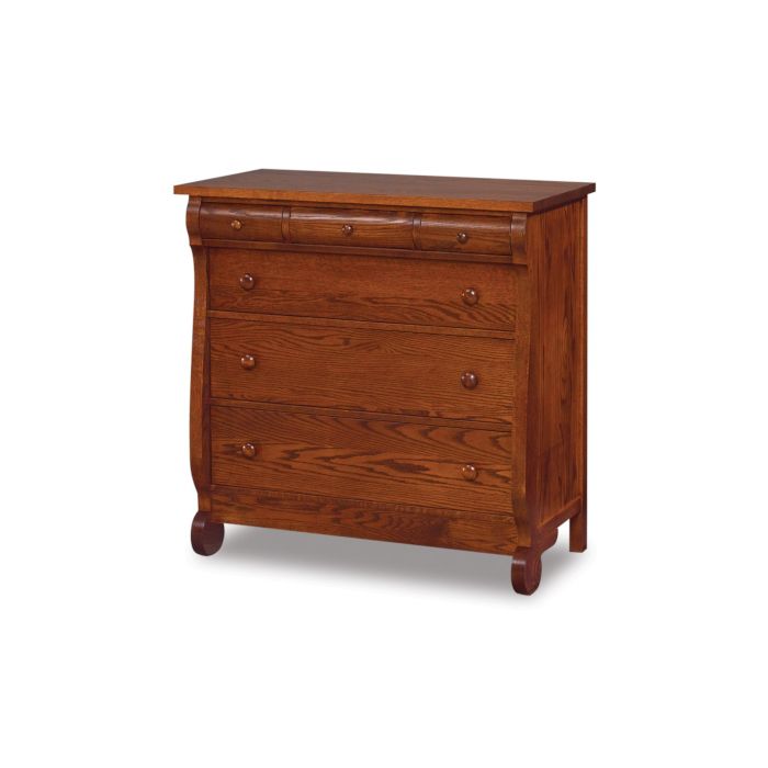 Old Classic Sleigh 6 Drawer Child's Chest