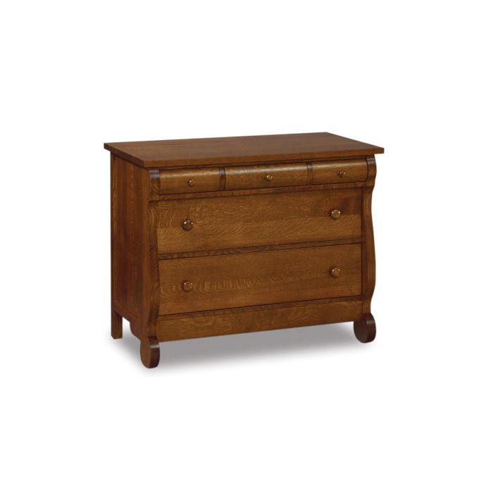 Old Classic Sleigh 5 Drawer Child's Chest
