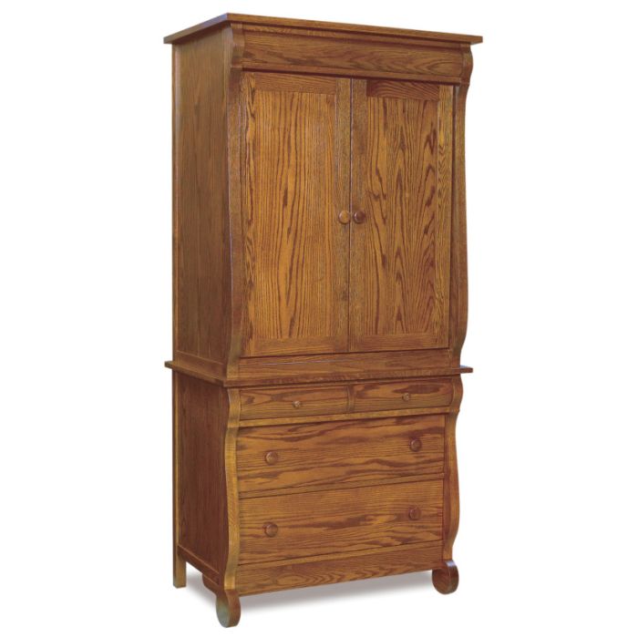 Old Classic Sleigh Armoire