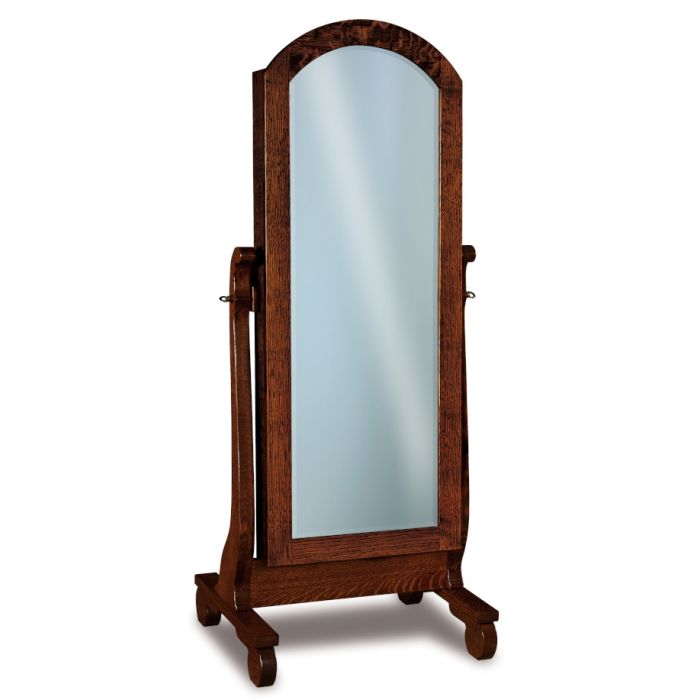 Old Classic Sleigh Beveled Jewelry Mirror