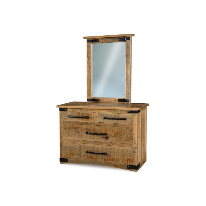 Orewood 4 Drawer Dresser & Mirror