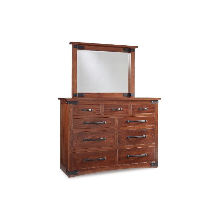 Orewood 9 Drawer Dresser & Mirror