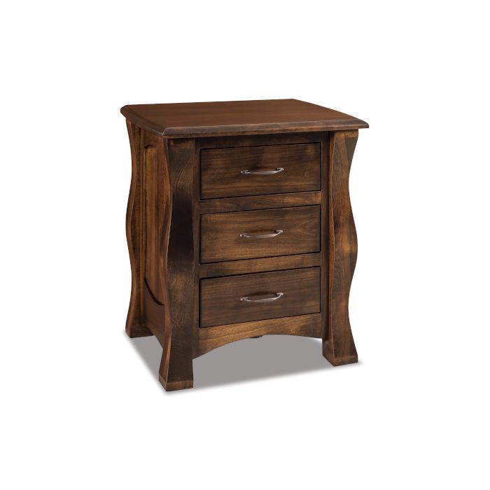 Reno 3 Drawer Nightstand