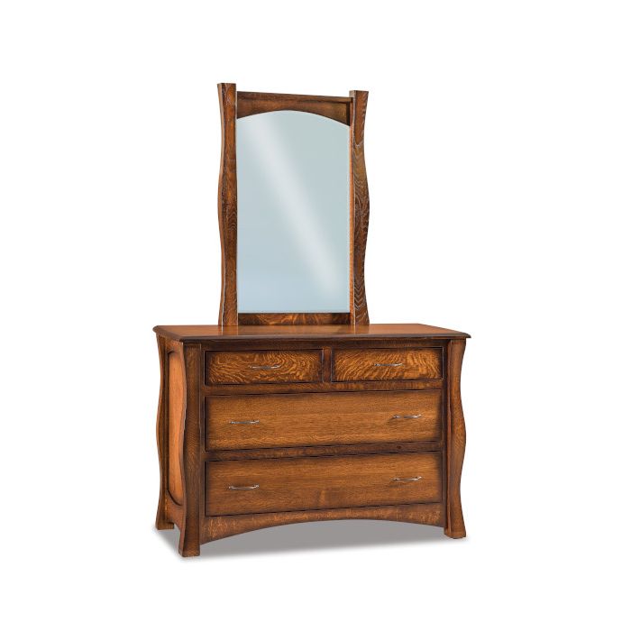 Reno 4 Drawer Dresser & Mirror